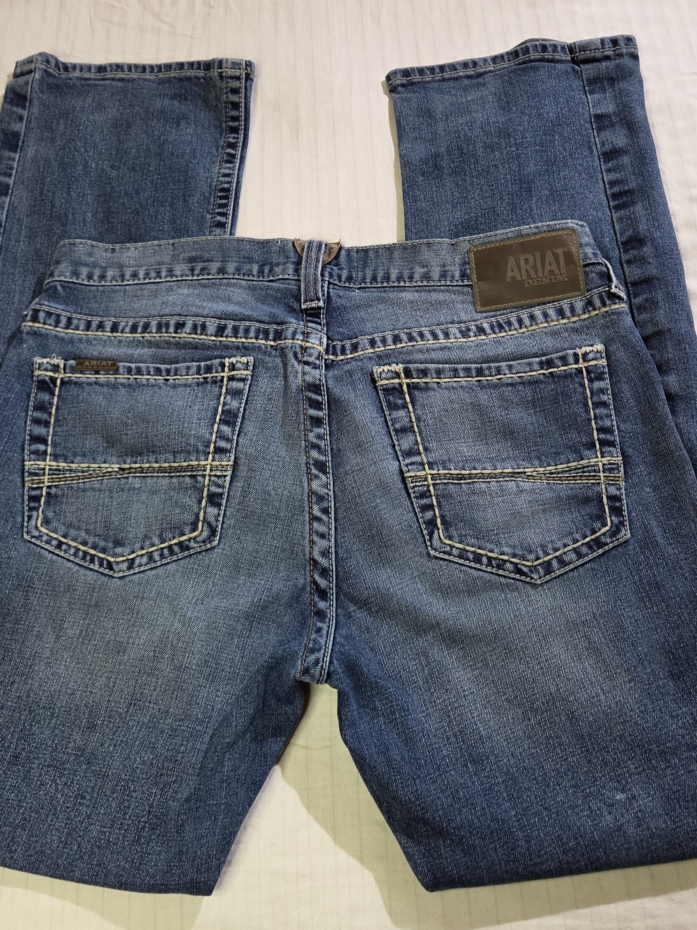ARIAT Mens Jeans M7 Slim Fit Straight Leg 34x32